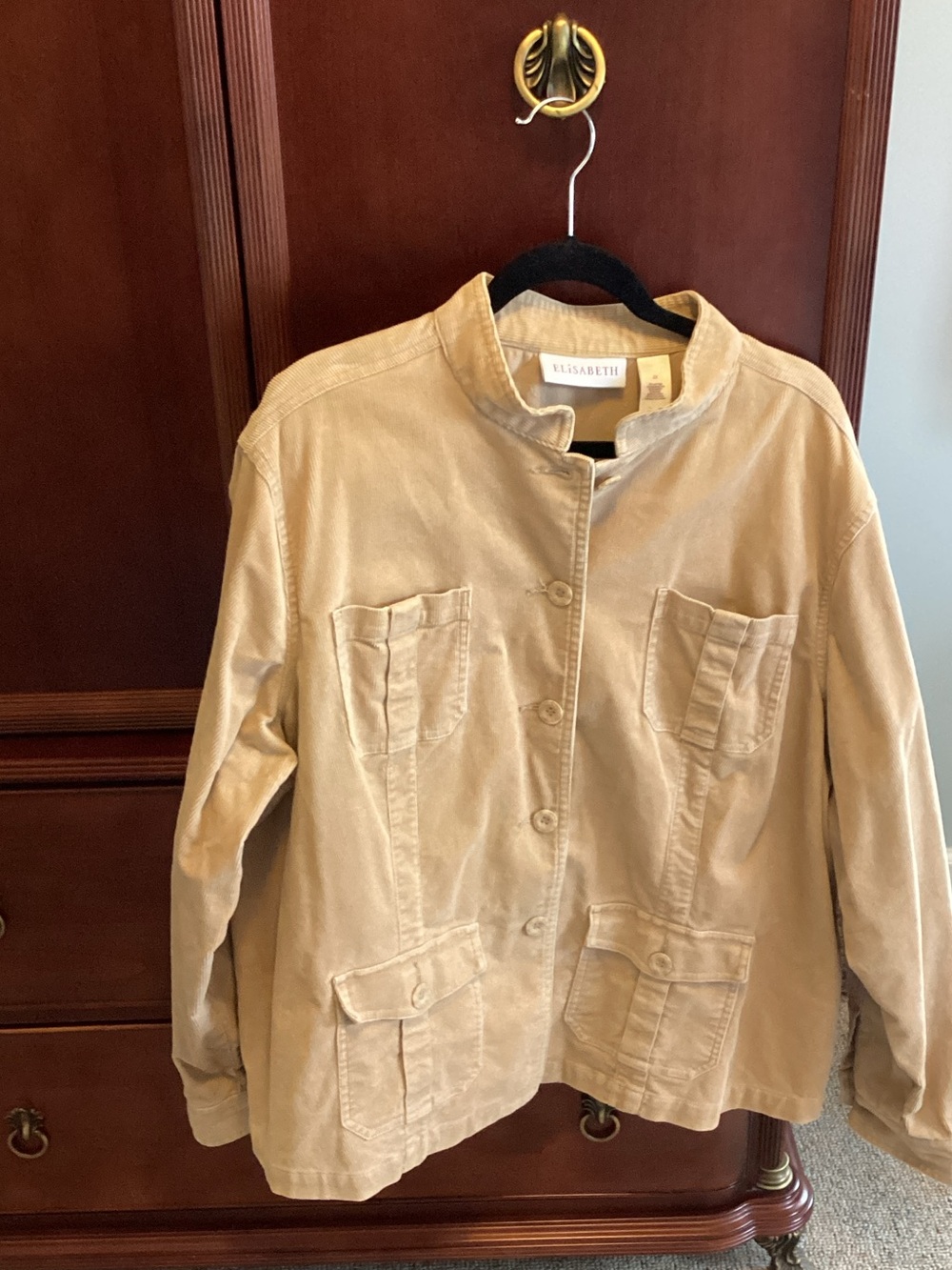 J.Elizabeth Tan Utility Cotton Jacket